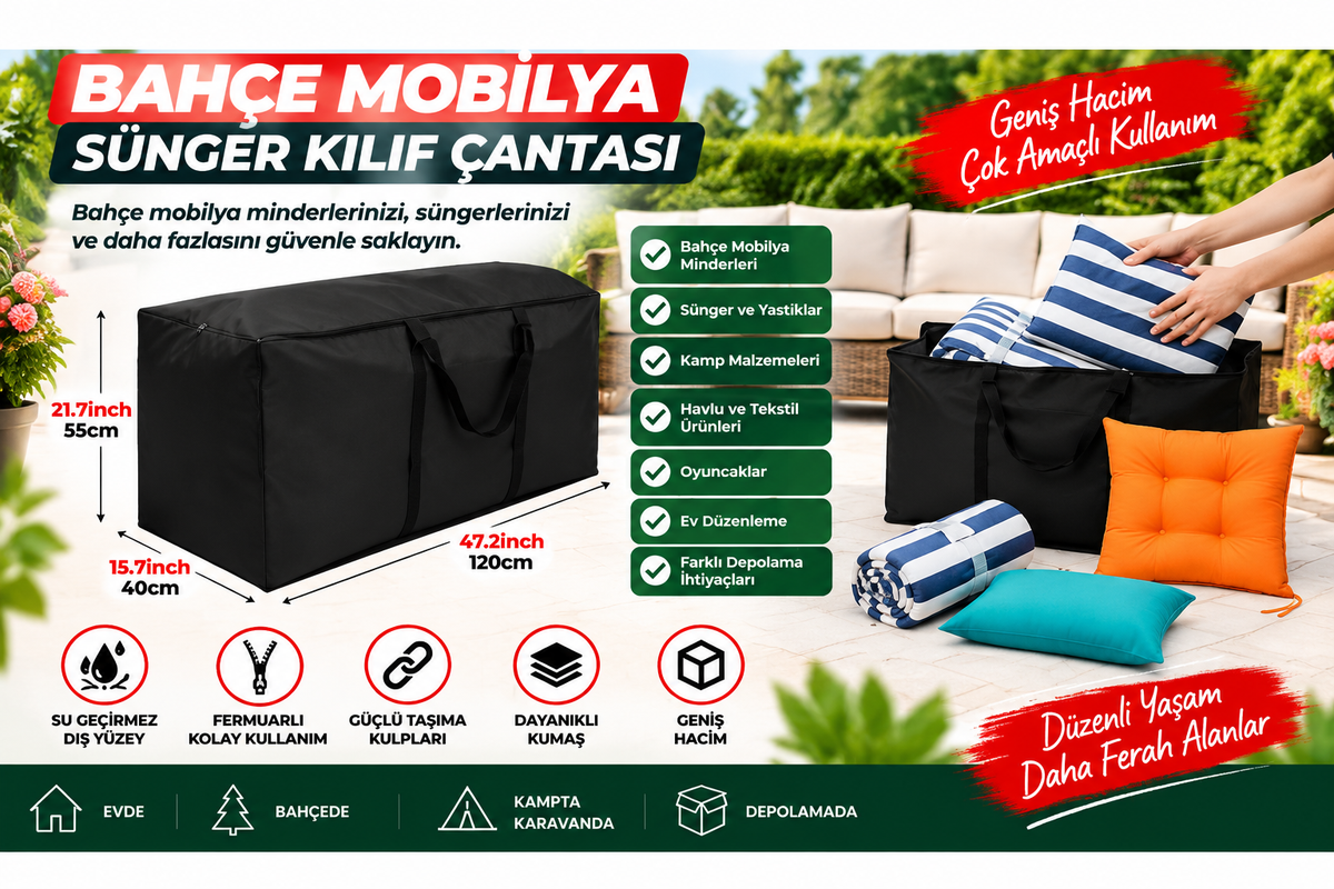Bahçe Mobilya Çanta