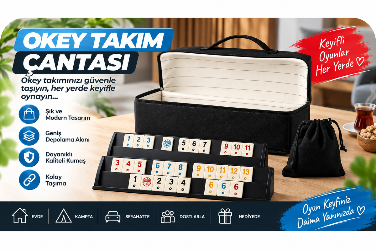 Okey Takım Çantası