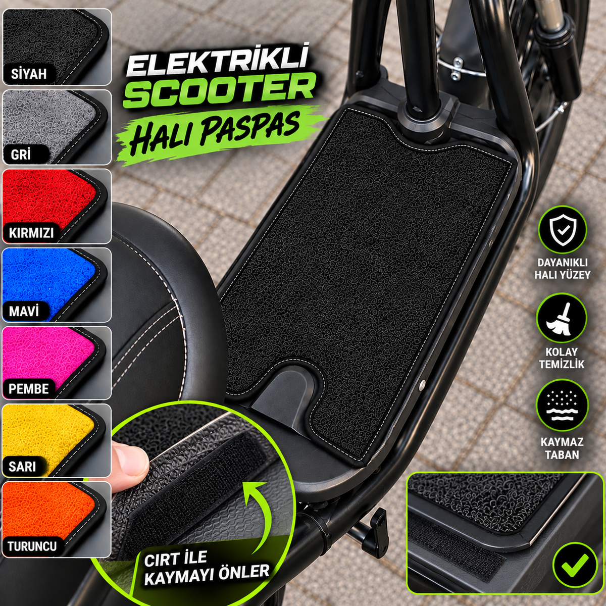 Volta VSM Uyumlu Çift Kat Halı Paspas