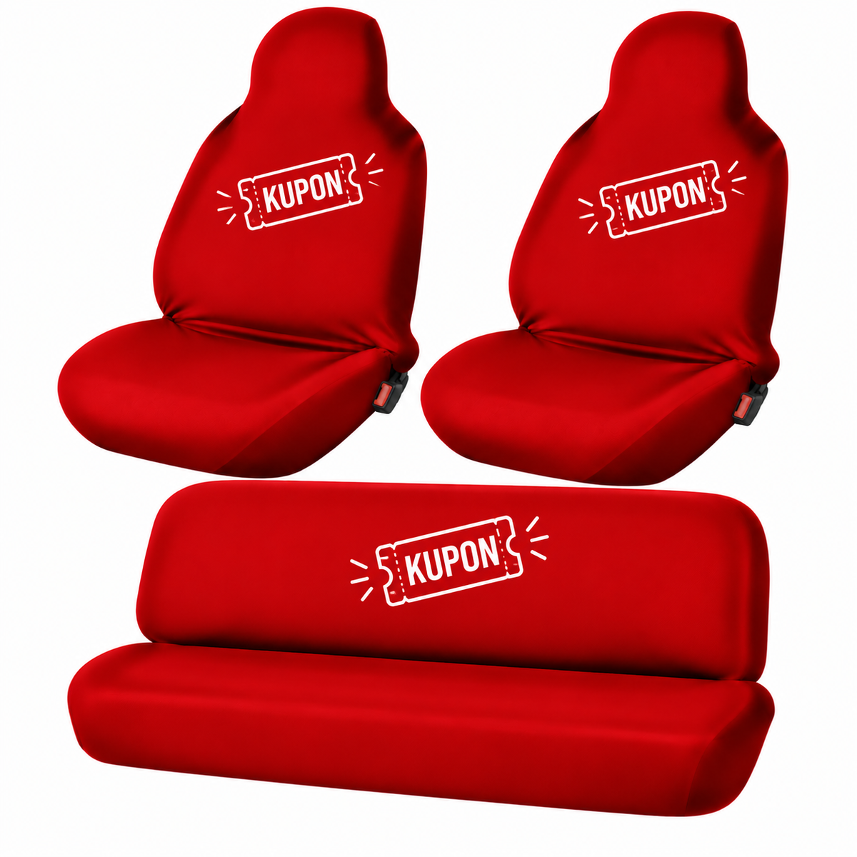 Kupon Yazılı Oto Penye Servis Kılıfı