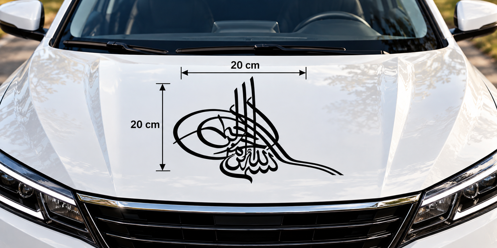 Osmanlı Tuğra 20 × 20 cm Sticker