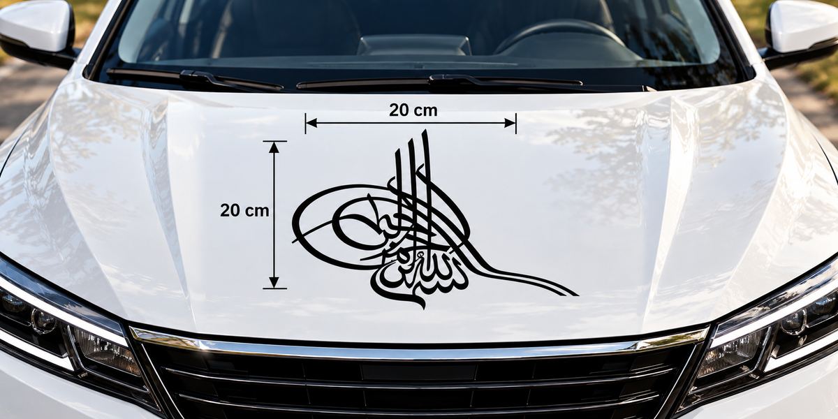 Osmanlı Tuğra 20 × 20 cm Sticker