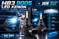 HB3 9005 LED Xenon Far Ampulü 36W 6000 Lümen 6500K