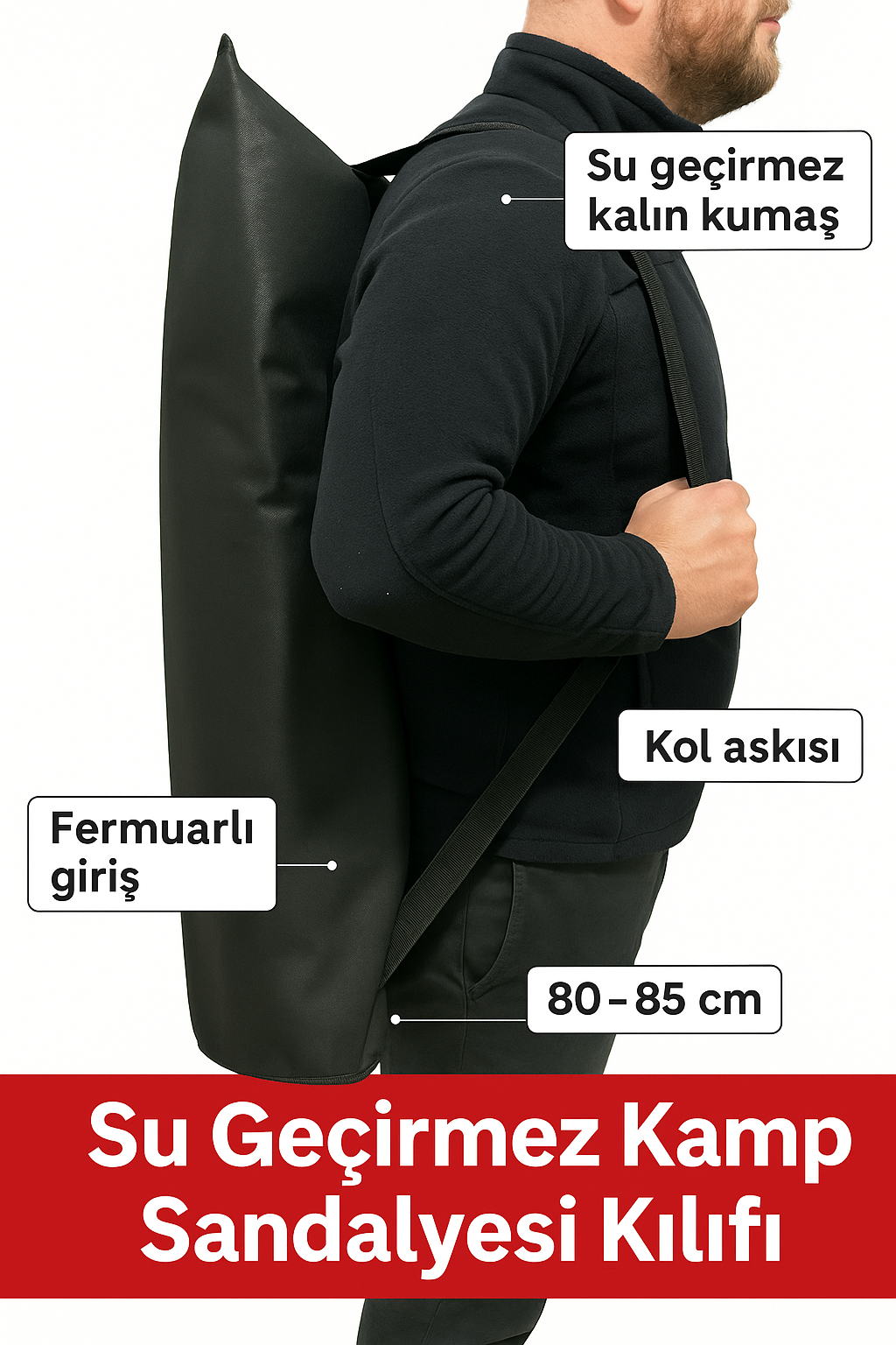 Kişiye Özel Ölçü Kamp Sandalyesi Kılıfı