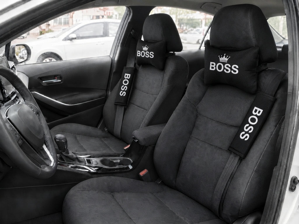 BOSS Oto Yastık ve Kemer Pedi Seti