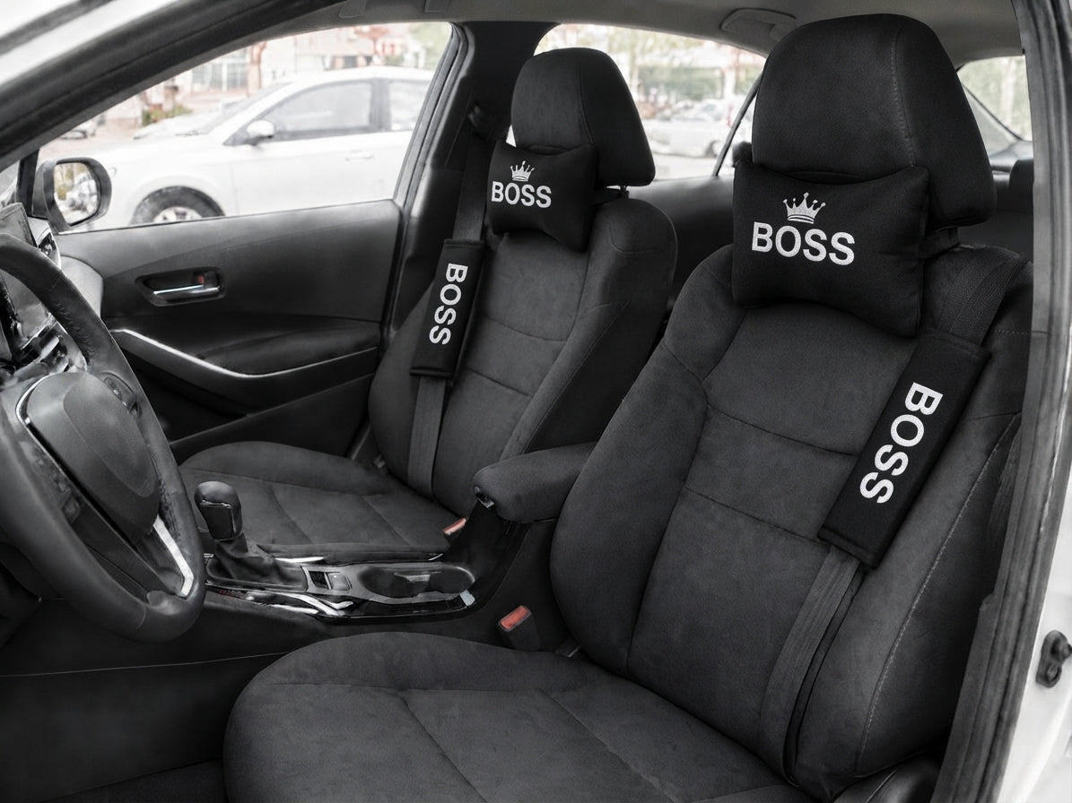 BOSS Oto Yastık ve Kemer Pedi Seti