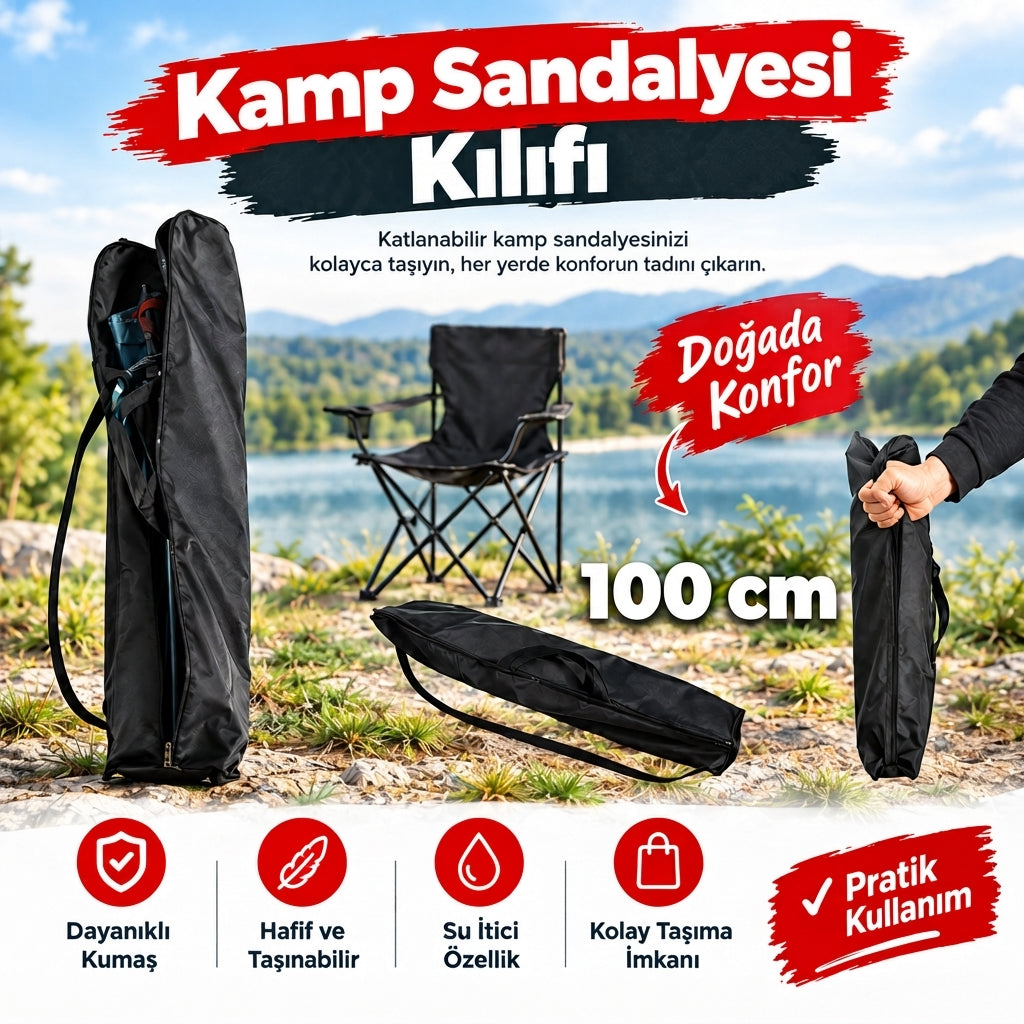 Kamp Sandalyesi Kılıfı 100 cm XL