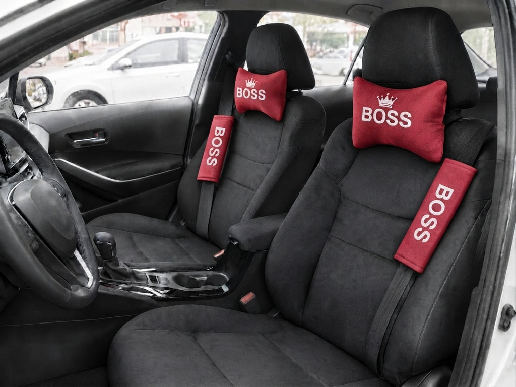 BOSS Oto Yastık ve Kemer Pedi Seti