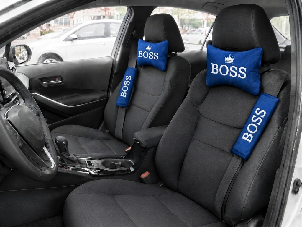 BOSS Oto Yastık ve Kemer Pedi Seti