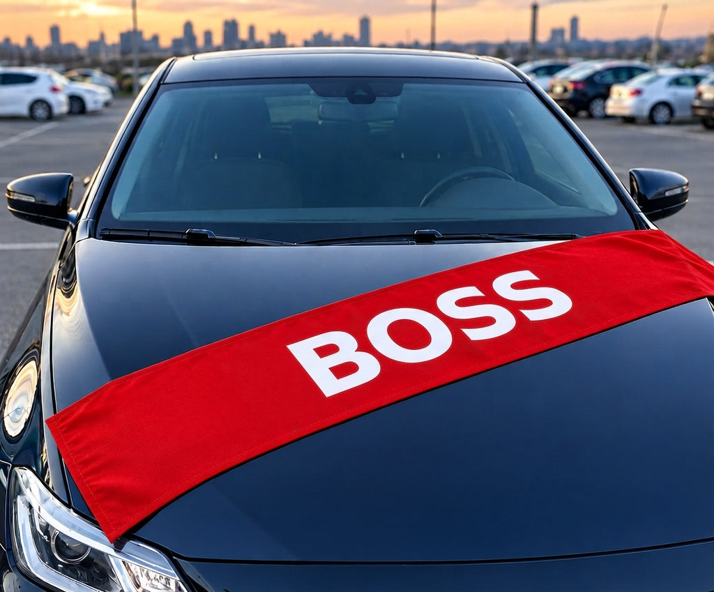 BOSS Yazılı Torpido Kumaşı / Torpido Örtüsü