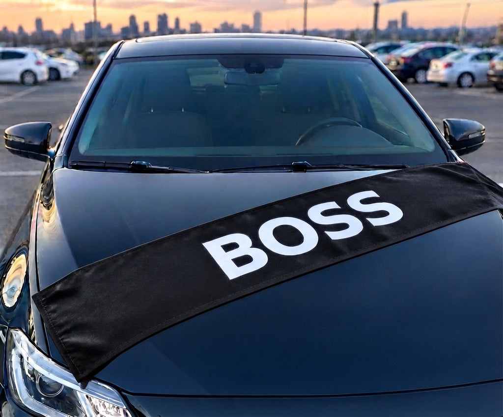 BOSS Yazılı Torpido Kumaşı / Torpido Örtüsü