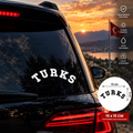 Türk 15 × 15 cm Sticker