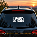 Baby On Board 15 × 15 cm Sticker