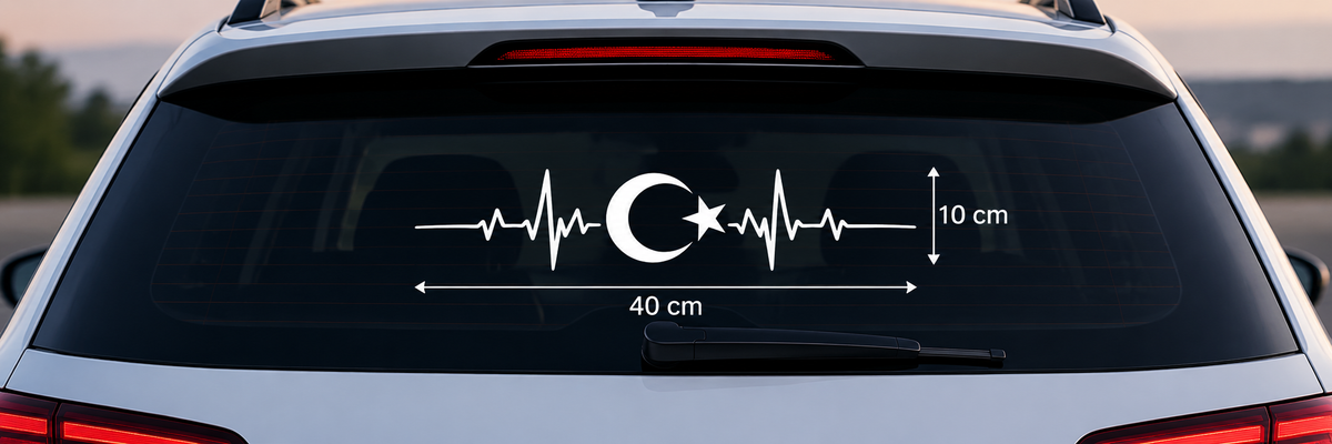 Ritim Bayrak 40 × 10 cm Sticker