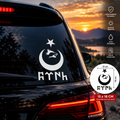 Ay Yıldız Kurt Türk 18 × 15 cm Sticker