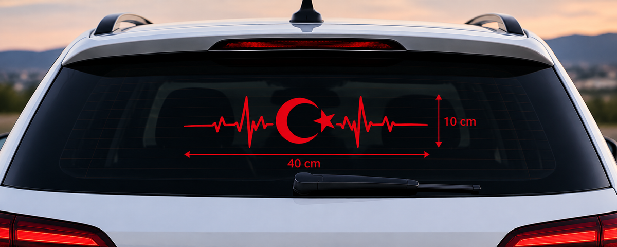 Ritim Bayrak 40 × 10 cm Sticker